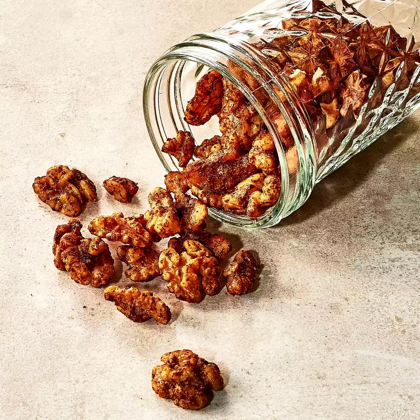 Spiced Roasted Walnuts