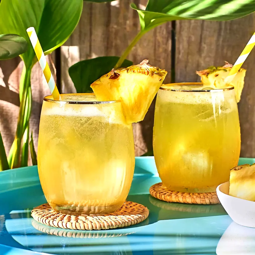 Spicy Pineapple-Ginger Mocktail