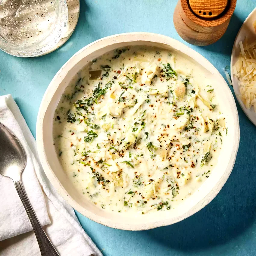 Spinach & Artichoke Dip Soup