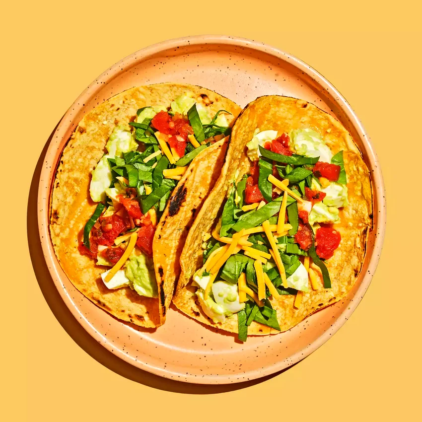 Spinach & Egg Tacos