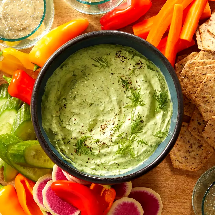 Spinach-Feta Dip with Dill