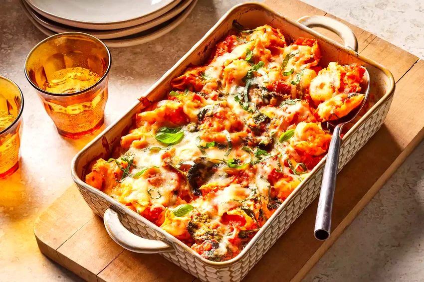 Spinach & Tortellini Casserole