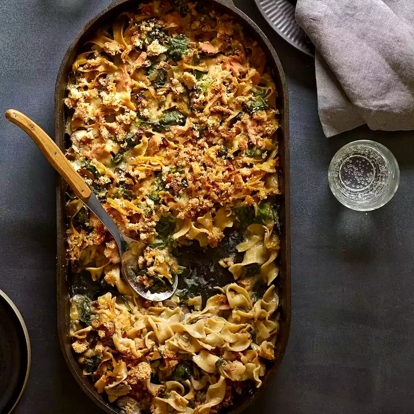 Spinach & Tuna Noodle Casserole
