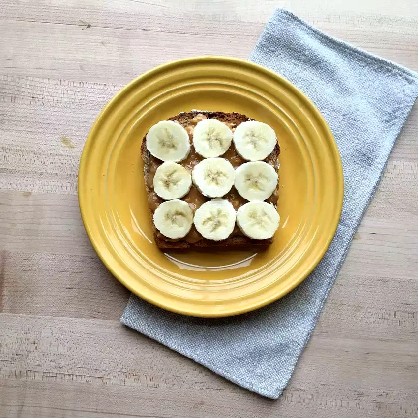 Sprouted-Grain Toast with Peanut Butter & Banana