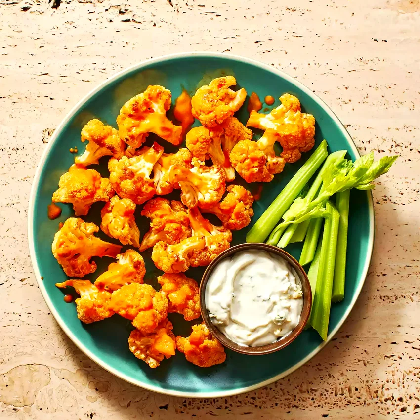 Sriracha-Buffalo Cauliflower Bites