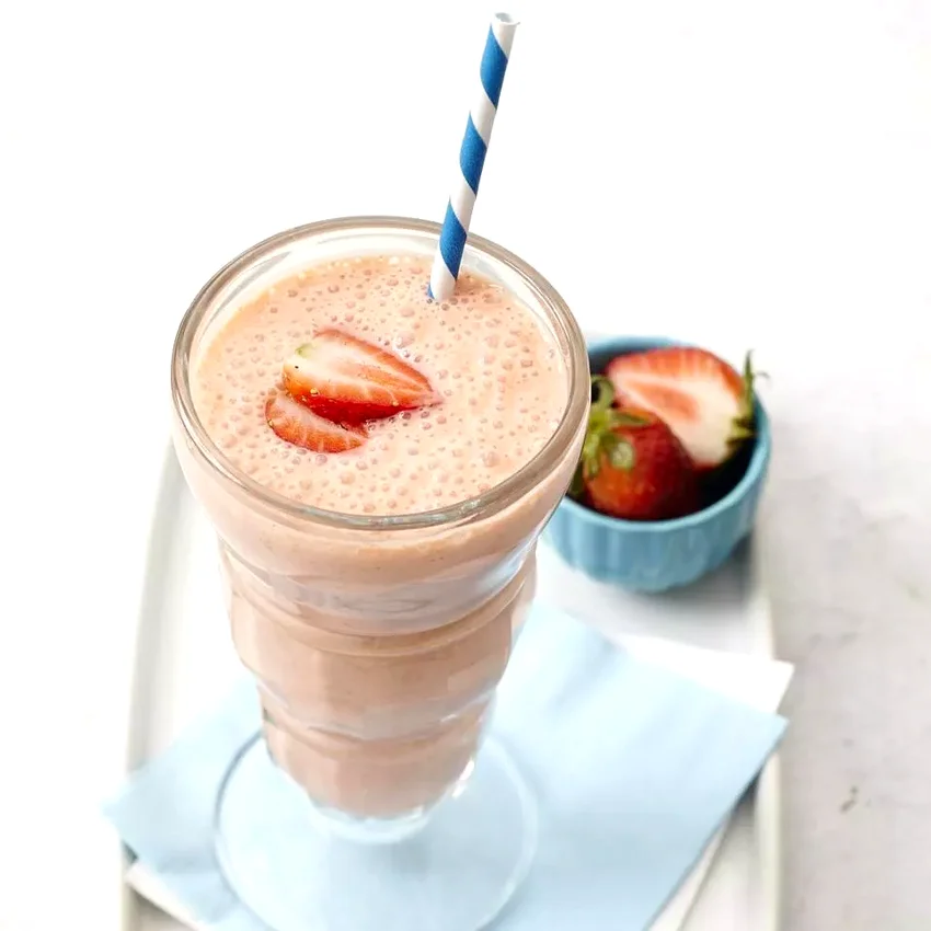 Strawberry-Banana Protein Smoothie