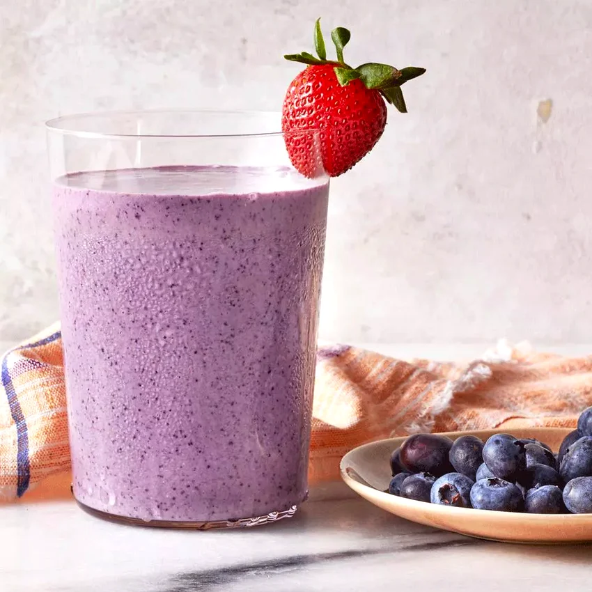 Strawberry-Blueberry-Banana Smoothie