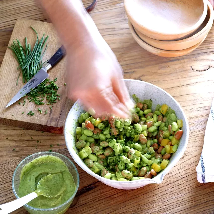 Super-Green Edamame Salad