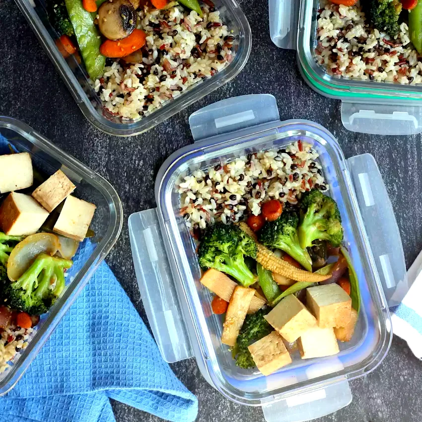 Teriyaki Tofu Rice Bowls