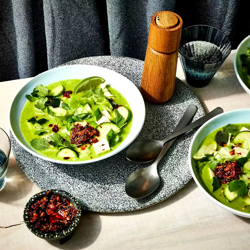 Thai Green Curry-Inspired Vegetable Soup
