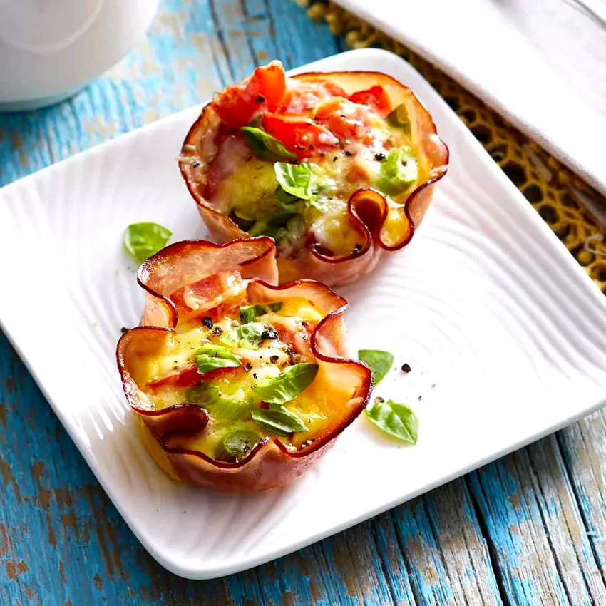 Tomato-Parmesan Mini Quiches