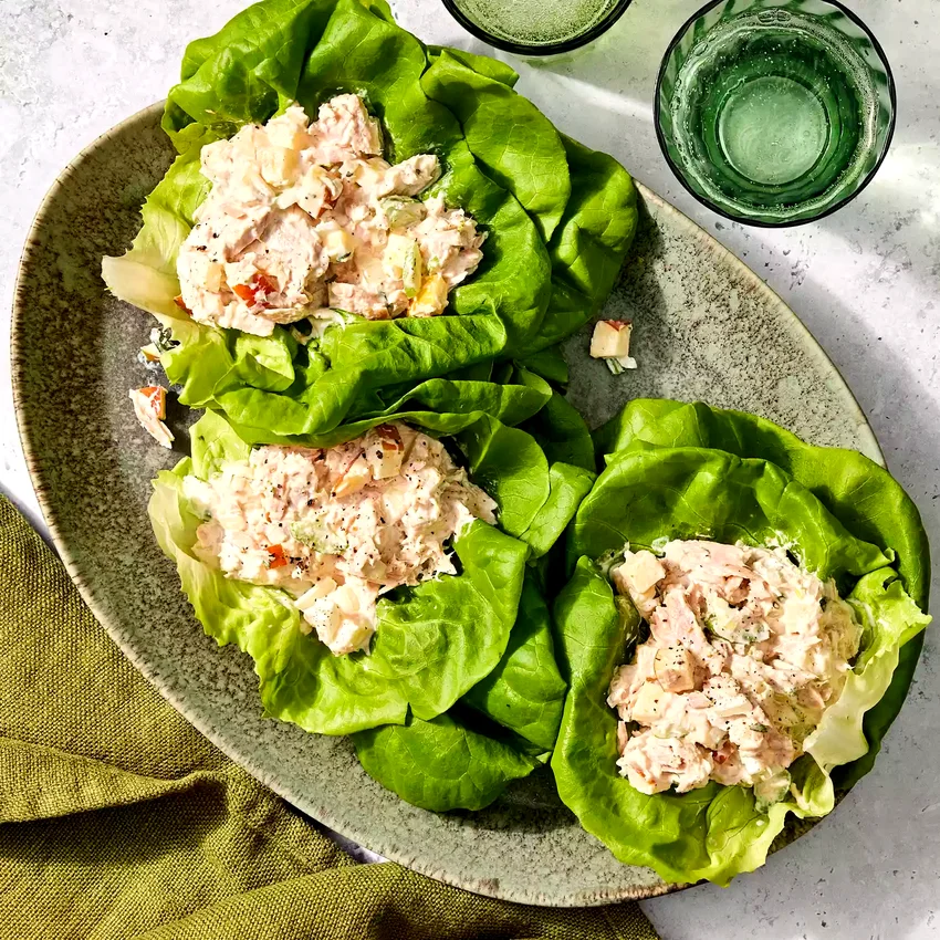 Tuna Salad Lettuce Wraps
