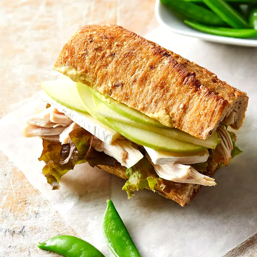 Turkey-Apple-Brie Sandwiches
