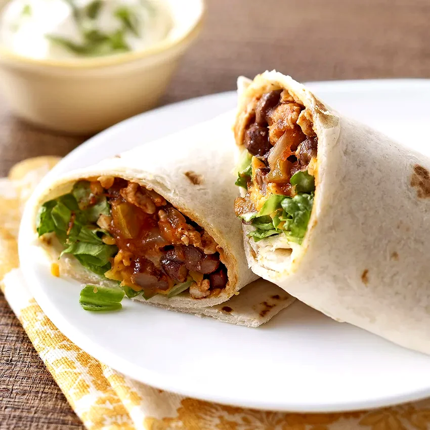 Turkey & Bean Burritos