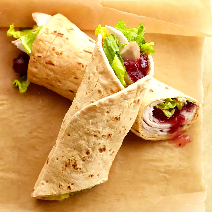 Turkey-Cranberry Wrap