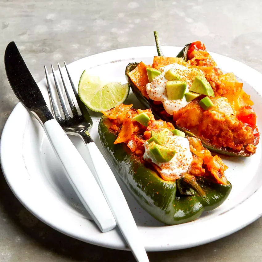 Turkey Enchilada Poblano Peppers