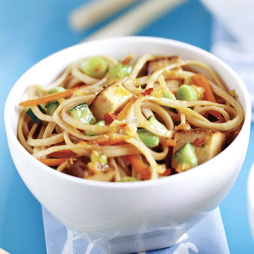 Udon Noodles with Tofu