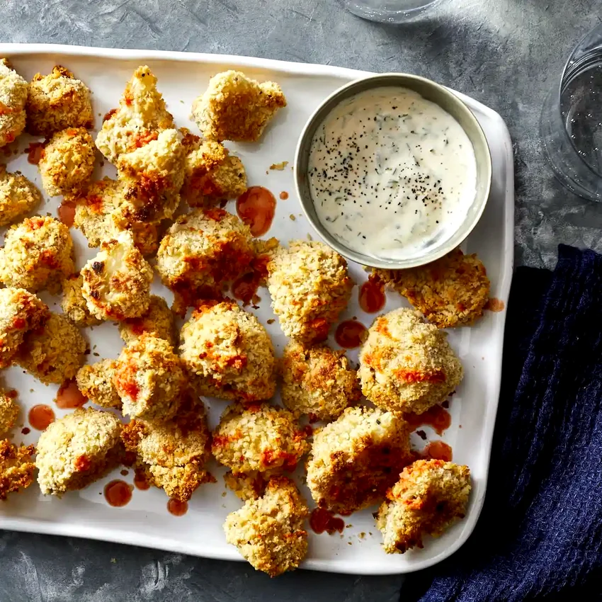 Vegan Cauliflower Buffalo Wings