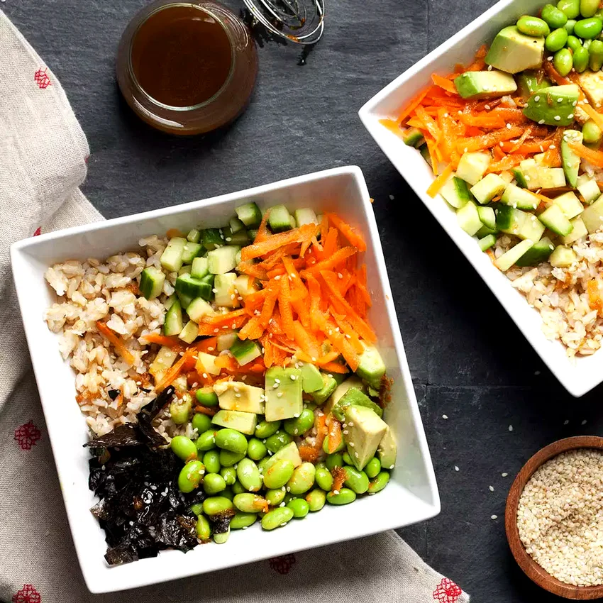 Vegetarian Sushi Grain Bowl