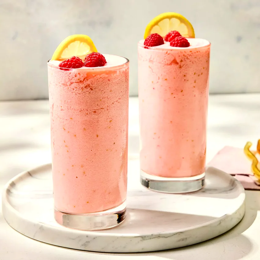 Whipped Raspberry Lemonade