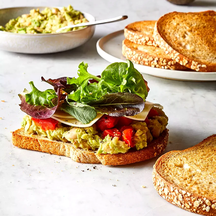 White Bean & Avocado Sandwich