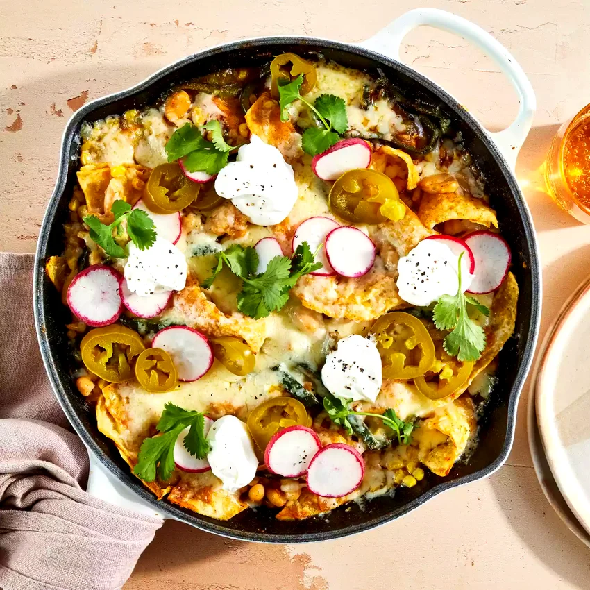 White Bean Enchilada Skillet