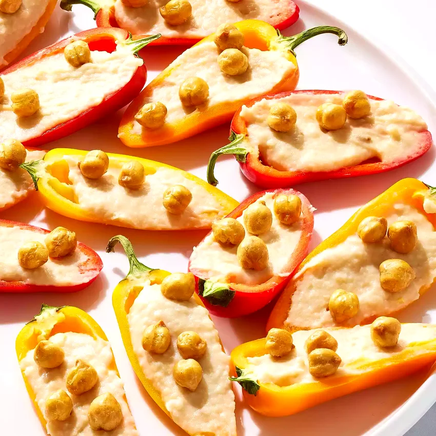 White Bean–Stuffed Mini Bell Peppers
