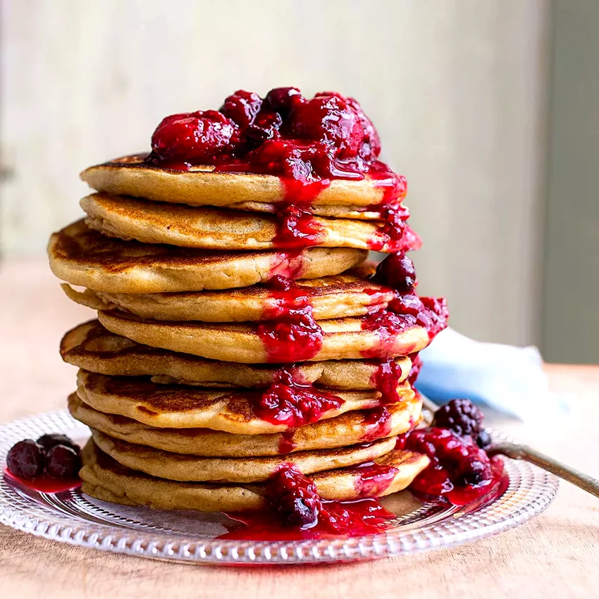 Whole-Grain Buttermilk Pancakes