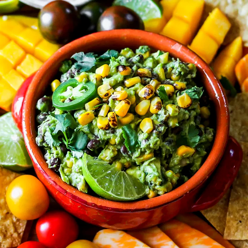 Zesty Avocado Black Bean Dip