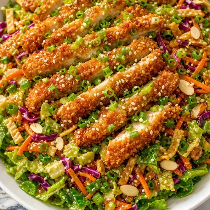 applebees oriental fried chicken salad