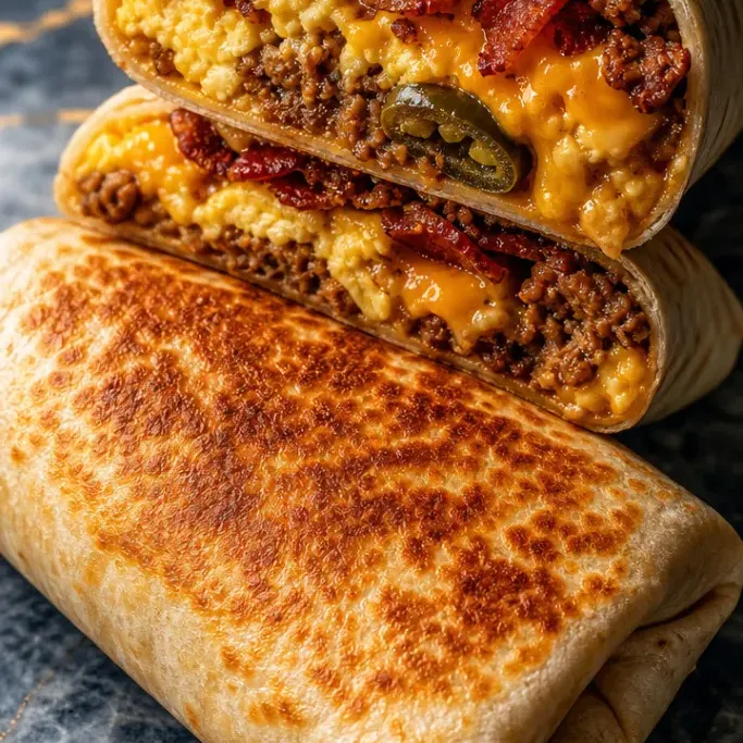 burger king egg normous breakfast burrito