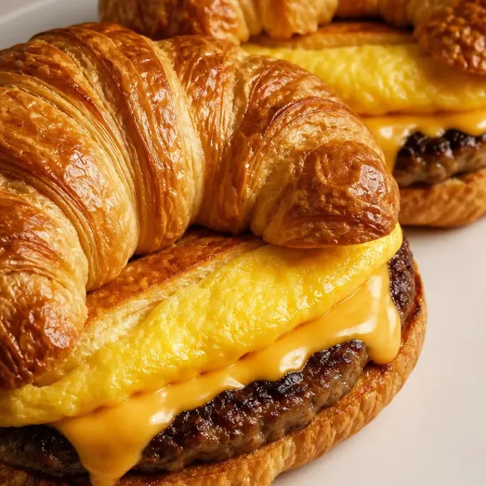 burger king sausage egg and cheese croissanwich
