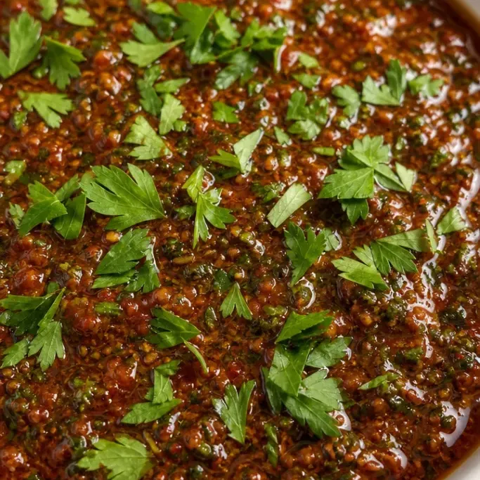 chipotle red chimichurri sauce