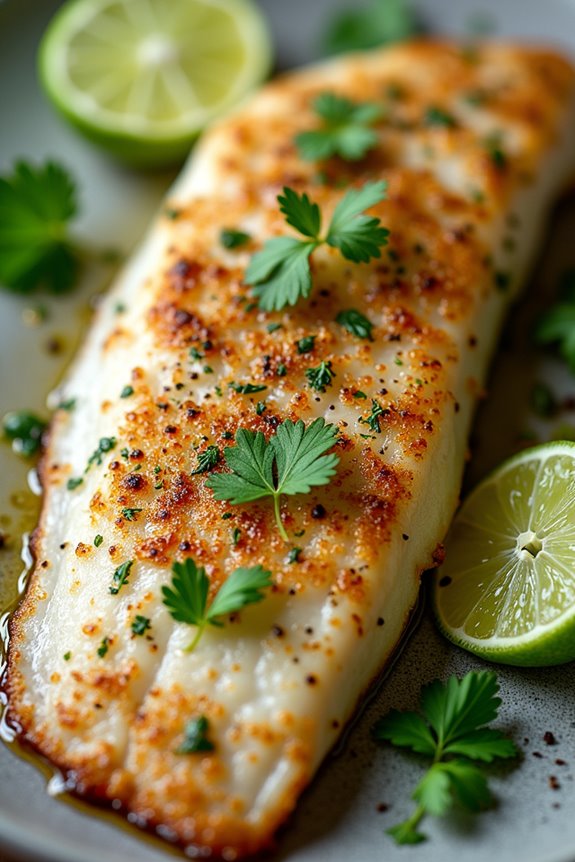 cilantro lime fish dish