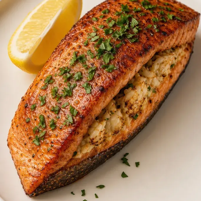 costco stuffed salmon recipe