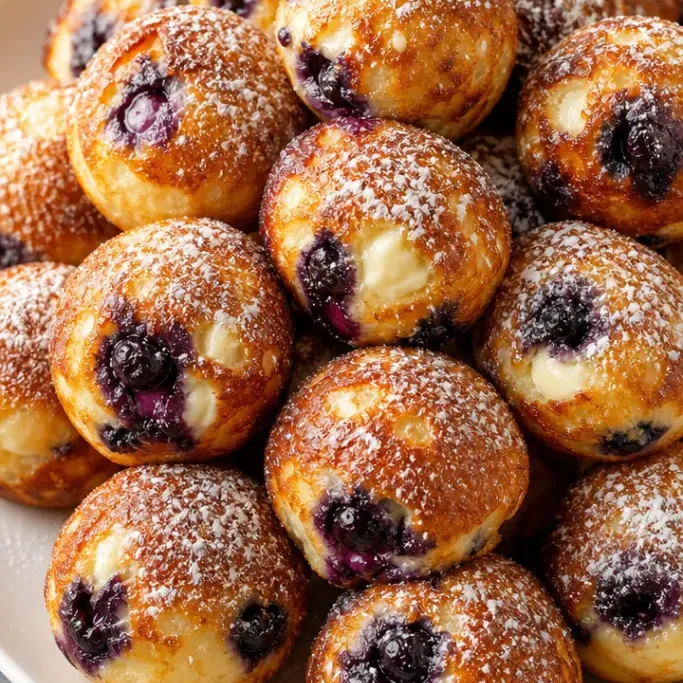 dennys blueberry and white chocolate pancake puppies