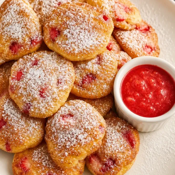 dennys strawberry pancake puppies