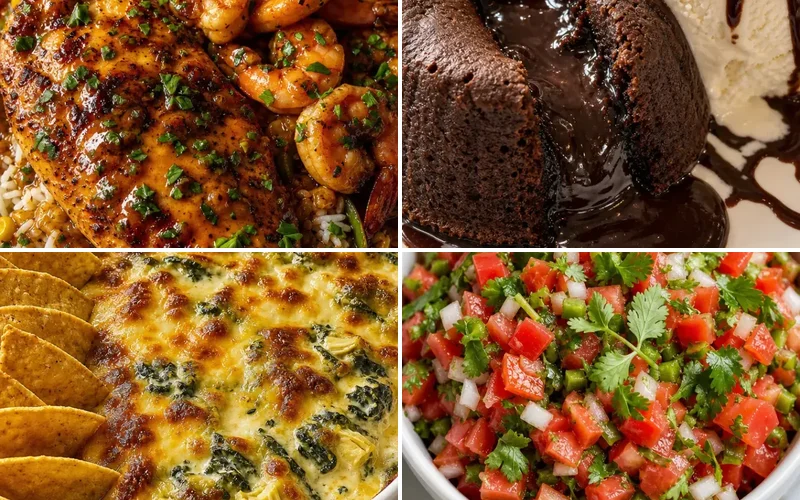 easy-applebee-copycat-recipes collage