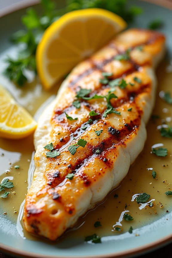 garlic butter tilapia fillets