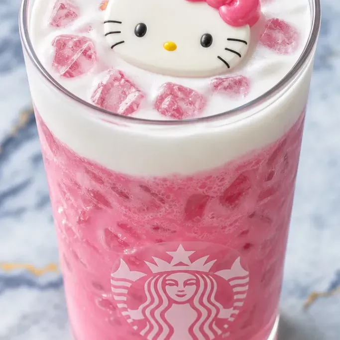 hello kitty starbucks drink recipe