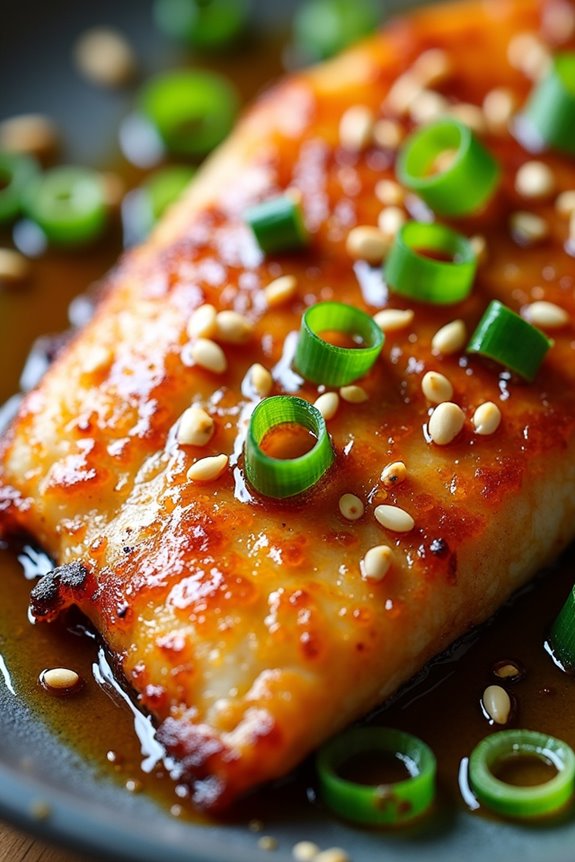 honey ginger tilapia recipe