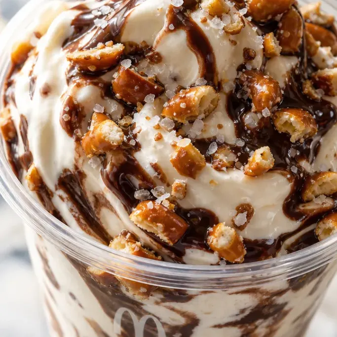 mcdonalds chocolate pretzel mcflurry
