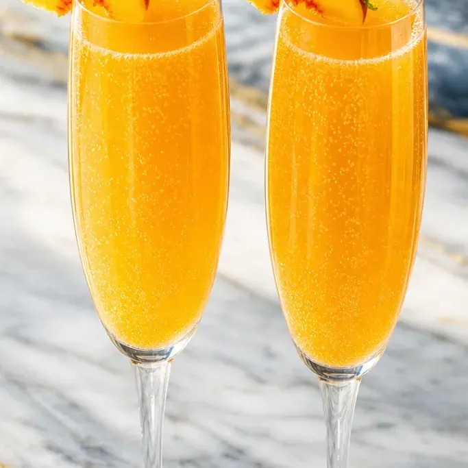 olive garden peach bellini recipe