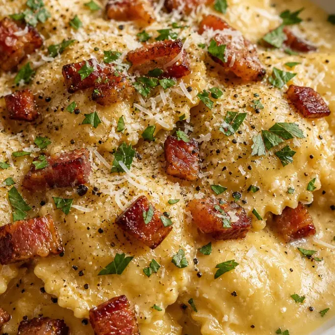 olive garden ravioli carbonara recipe