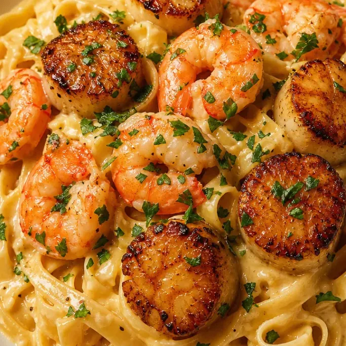 olive garden seafood alfredo recipe