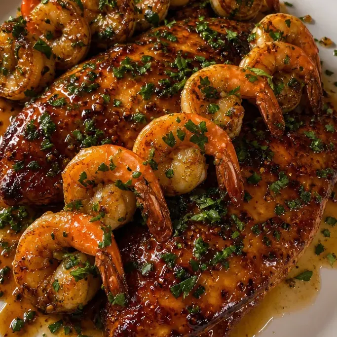 outback steakhouse queensland chicken and shrimp
