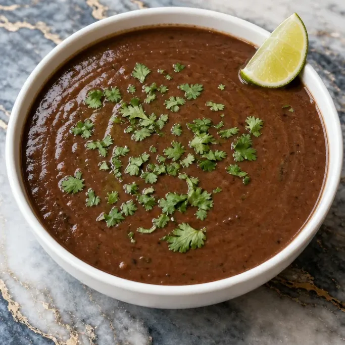 panera black bean soup recipe