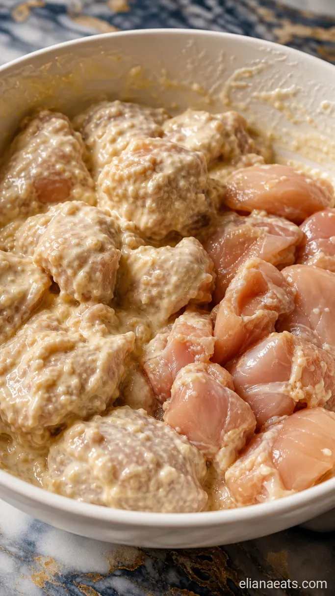 Step 1: Batter the Chicken