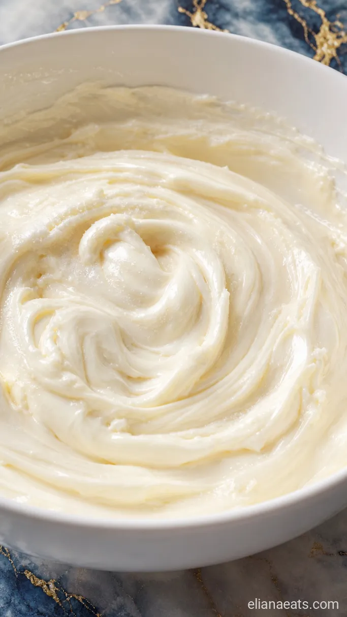 Step 1: Beat the Cream Cheese Dressing