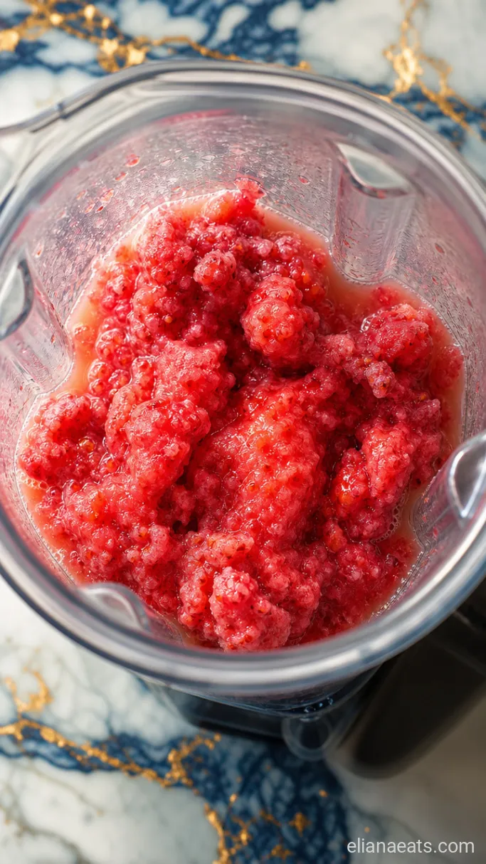 Step 1: Blend the Fruit and Liquid